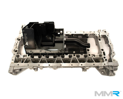 MMR Performance Baffled Oil Sump / Oil Pan Baffle Insert for BMW N55 F20 F21 F22 F23 F30 F31 F32 F33  M135i, M235i, 335i, 435i (RWD Only) Bolt-In Sump Baffle to Prevent Oil Starvation