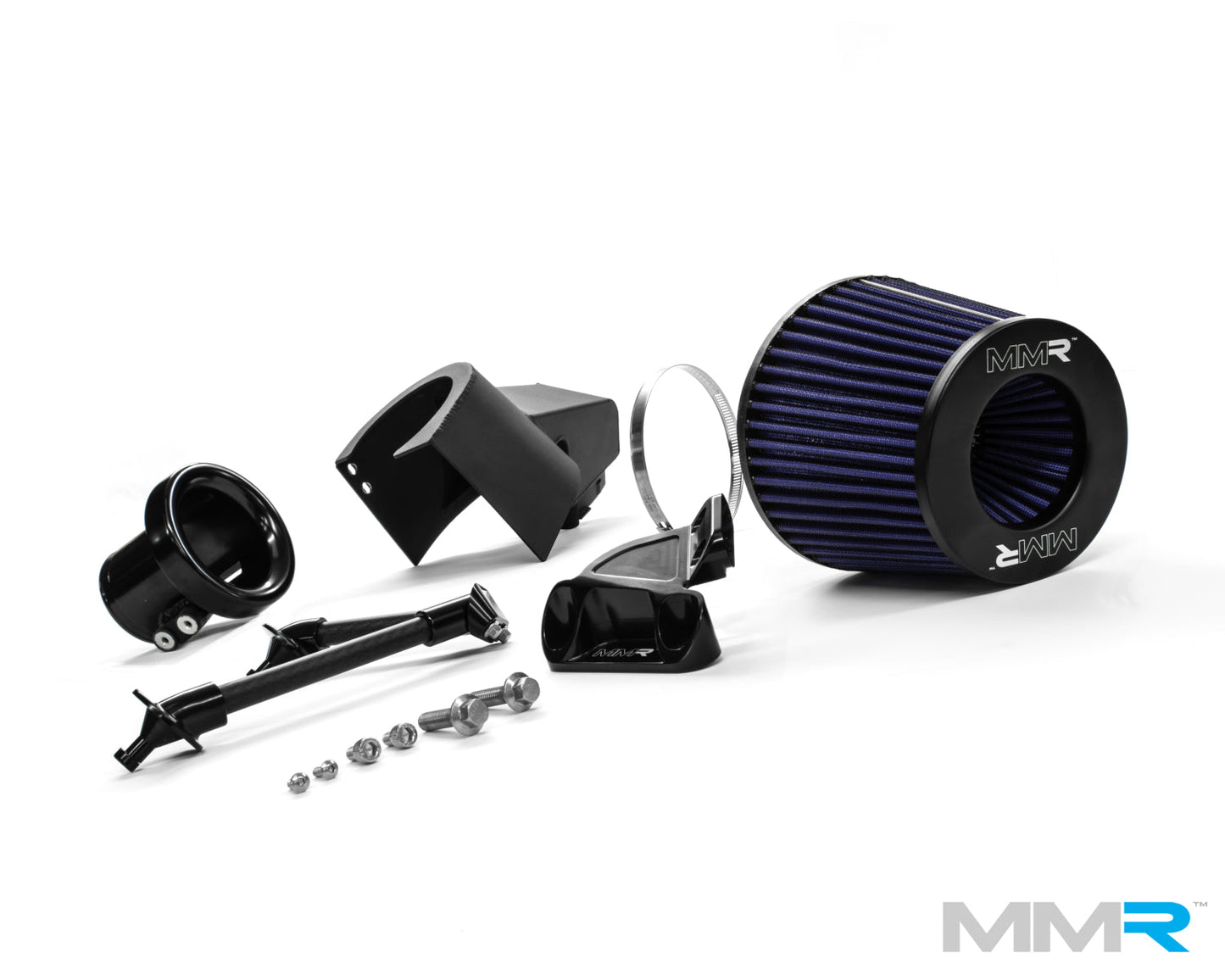 MMR Performance Cold Air Intake Induction Kit for BMW B58 (M140i, M240i, 340i, 440i) F20 F21 F22 F23 F30 F31 F32 F33 2014-2019 - Dual-Entry High-Flow with Heat Shield Option