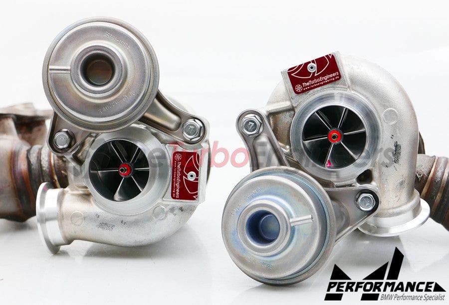 TTE550 BMW N54 Hybrid Twin Turbocharger Upgrade by TheTurboEngineers  135i 335i 535i Z4 35i  Stock-Location Plug & Play  Upgrade Service