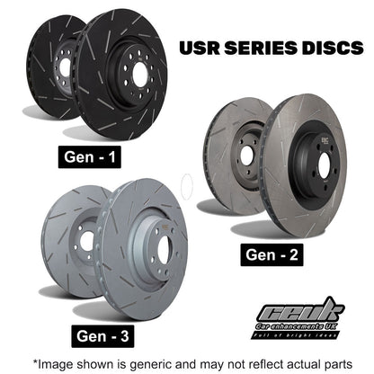 EBC Front Brake Disc Upgrade (Multiple Options) - Volkswagen EOS (2.0T & 3.2L)