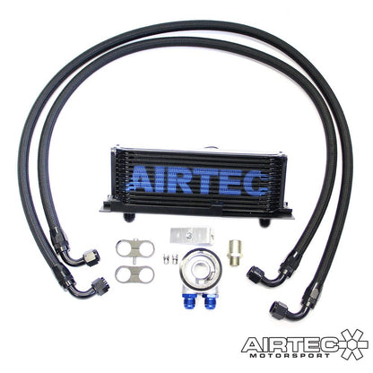 AIRTEC Motorsport Engine Oil Cooler/Radiator Kit – Ford Focus RS Mk3 2.3 EcoBoost (2016-2018) Front-Mount Auxiliary Heat Exchanger, Direct-Fit Bolt-On Upgrade for Track Day & Fast Road, Suits Stage 1/2 Tunes