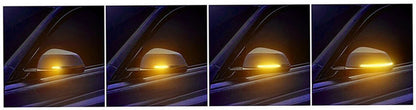 BMW LED Wing Mirror Indicators - Tinted Smoked Dynamic Sequential Turn Signals, Plug & Play Pair (Left & Right), OEM-Style Upgrade for 1 Series F20 F21, 2 Series F22 F23, 3 Series F30 F31 F34, 4 Series F32 F33, X1 E84