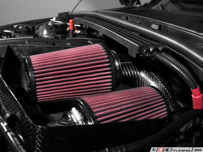 ECS Tuning Kohlefaser Luft-Technik Carbon Fibre Sealed Cold Air Intake System for BMW N54 3.0L - Fits 135i, 1M, 335i/335is, 535i, Z4 35i (E82/E88/E90/E92/E93/E60) - Dyno-Proven Gains, OE-Style Fit