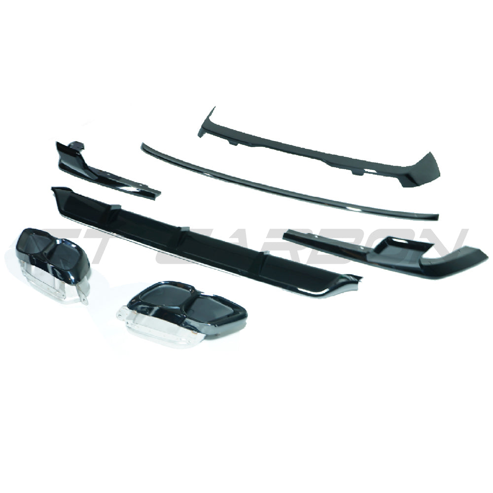 BMW X7 G07 LCI Facelift 2022-2025 Gloss Piano Black Exterior Pack - Shadowline Black Pack Dechrome Blackout Trim Kit | OEM+ Upgrade by CT Carbon