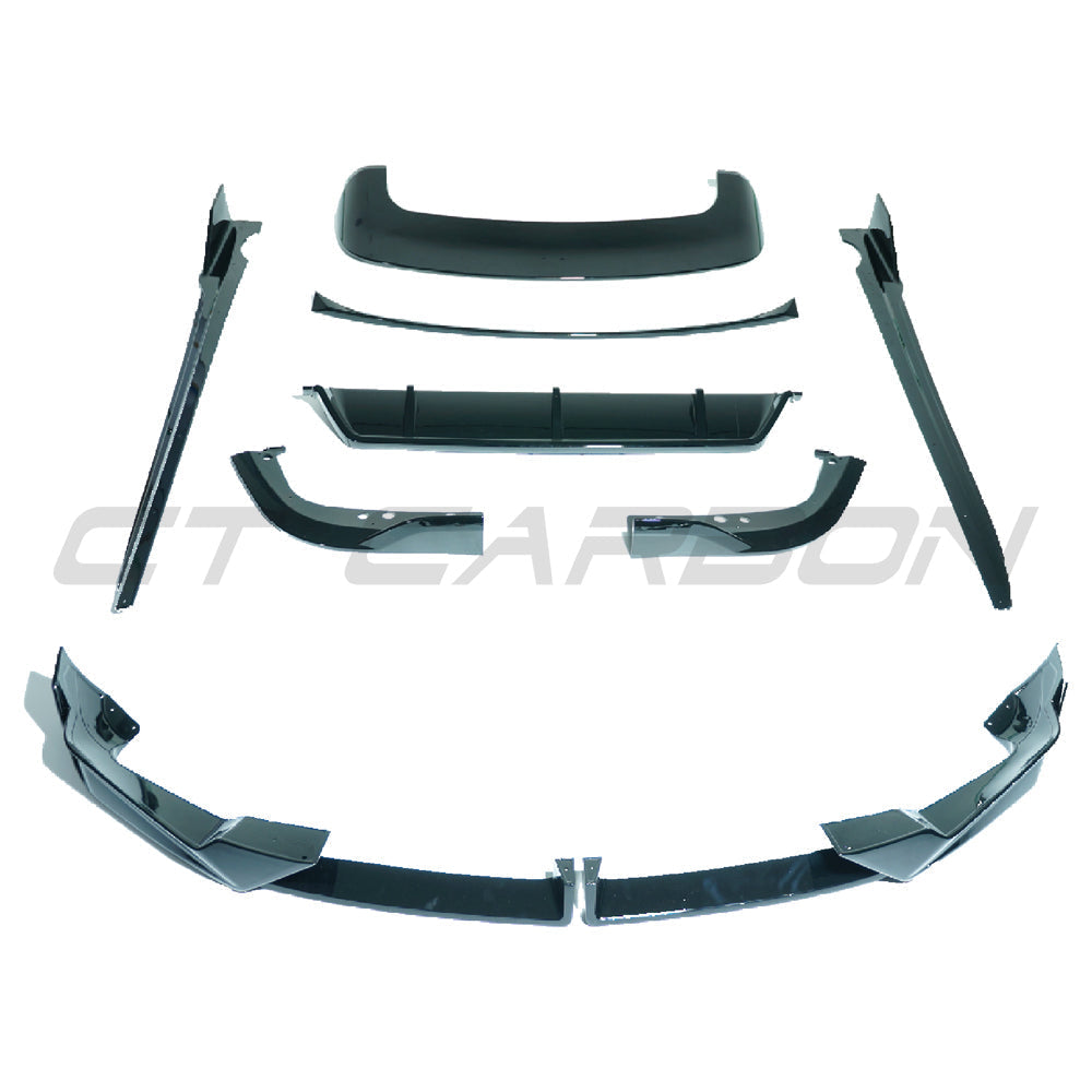 BMW X7 G07 LCI Facelift 2022-2025 Gloss Piano Black Exterior Pack - Shadowline Black Pack Dechrome Blackout Trim Kit | OEM+ Upgrade by CT Carbon