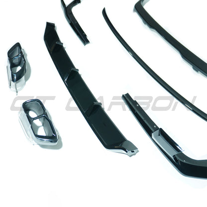 BMW X7 G07 LCI Facelift 2022-2025 Gloss Piano Black Exterior Pack - Shadowline Black Pack Dechrome Blackout Trim Kit | OEM+ Upgrade by CT Carbon