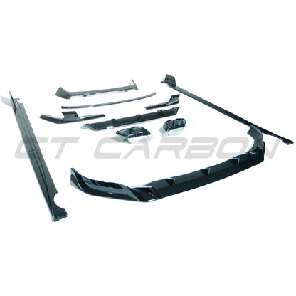 BMW X7 G07 LCI Facelift 2022-2025 Gloss Piano Black Exterior Pack - Shadowline Black Pack Dechrome Blackout Trim Kit | OEM+ Upgrade by CT Carbon