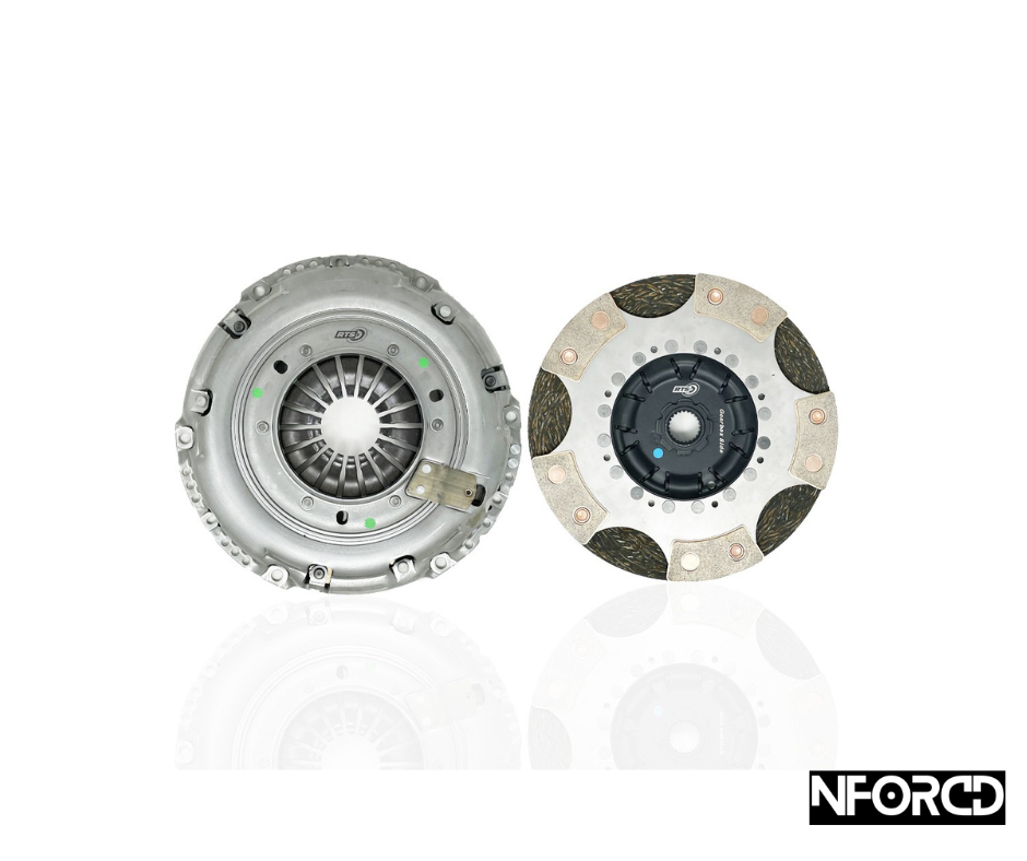 RTS Uprated Performance Clutch Kit for Ford Focus ST250 Mk3, Focus RS Mk3 & Mustang 2.3 EcoBoost - High Torque Stage 2 Fast Road/Track - Twin Friction or 5 Paddle (5 Puck) Heavy Duty Manual Clutch Upgrade - RTSTF-1255 / RTSPC-1255