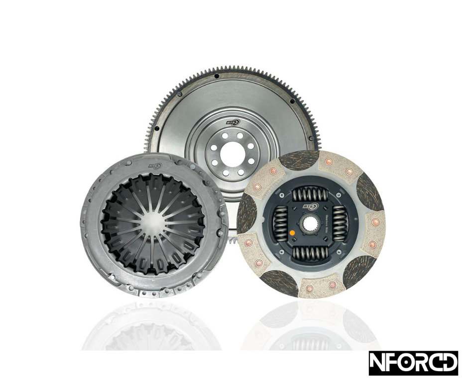 RTS Performance Uprated SMF Clutch Kit with Single Mass Flywheel for Ford 1.5/1.6 TDCi & Volvo 1.6D D2  Organic HD, Twin Friction, 5 Paddle  Fiesta, Focus, C-Max, Kuga, Mondeo, C30