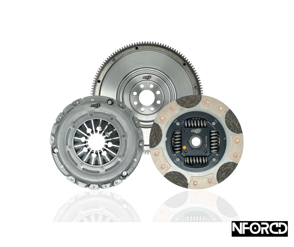 RTS Performance SMF Clutch Kit with Single Mass Flywheel for EA113 2.0 TFSI (6-Speed)  VW Golf GTI Mk5/Mk6, Scirocco R, Golf R Mk6, Audi S3/A3 8P, TT/TTS 8J, SEAT Leon Cupra Mk2, Skoda Octavia vRS  Twin Friction or 5 Paddle