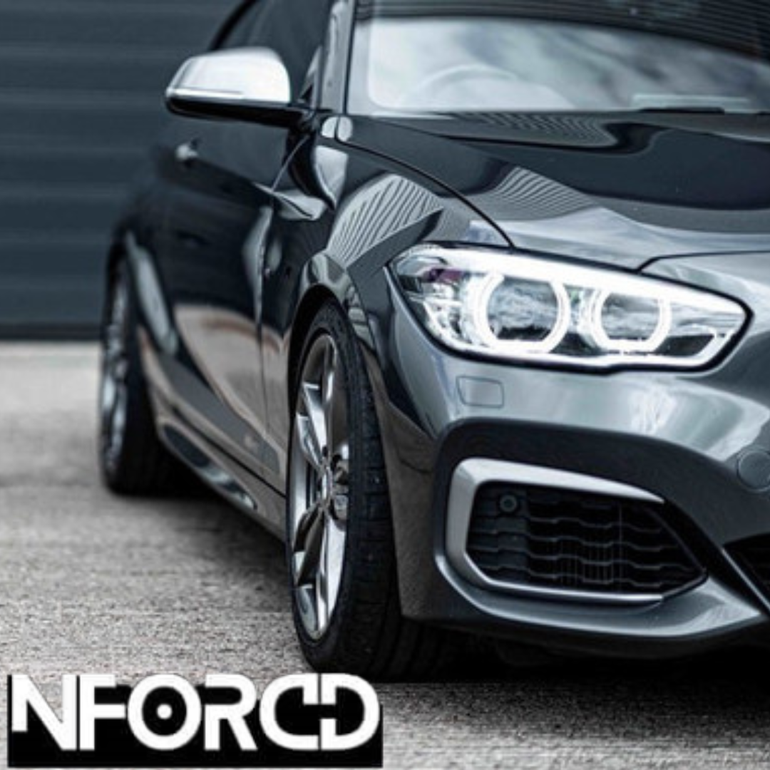 MMR Performance Hubcentric Wheel Spacers & Extended Bolt Kit (2x12mm + 2x15mm) for BMW F-Series - Aluminium, Black 10.9 Bolts