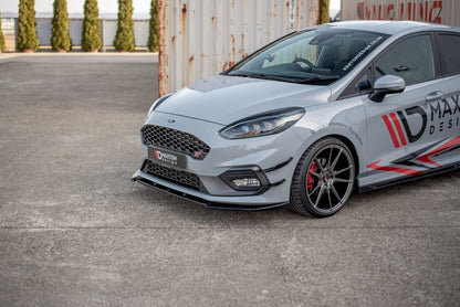 Maxton Design - FRONT SPLITTER V.7 FORD FIESTA MK8/8.5 ST / ST-LINE
