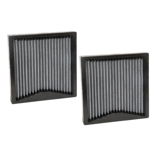 K&N VF2069 Cabin/Interior Air Filter Pair for BMW X3 F25 2010-2017 & X4 F26 2014-2018 – HVAC Microfilter, AC Pollen/Dust Filter Set, Passenger Compartment/Heater Filter OE Replacement Twin Pack