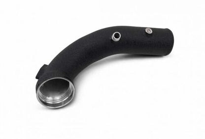 VRSF BMW N55 Charge Pipe / Boost Pipe Upgrade Kit for 535i, 640i, 740i, X5 35i, X6 35i (F07 F10 F11 F12 F13 F01 F02 F15 E70 E71) - Intercooler/Charge Air Hard Pipe, Black Powder-Coated Aluminium, OEM C-Clip, 1/8 NPT Meth Port - Lifetime Warranty