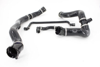 VTT BMW B58 Gen1 Silicone Coolant Hose Kit - 6-Ply Radiator/Expansion/Vent Lines with Black Billet Quick-Connects | F20 F21 F22 F23 F30 F31 F32 F33 F36 (F2x/F3x) | M140i M240i 340i 440i | Radiator Hose Set/Water Hose/Cooling Pipe Upgrade Replacement