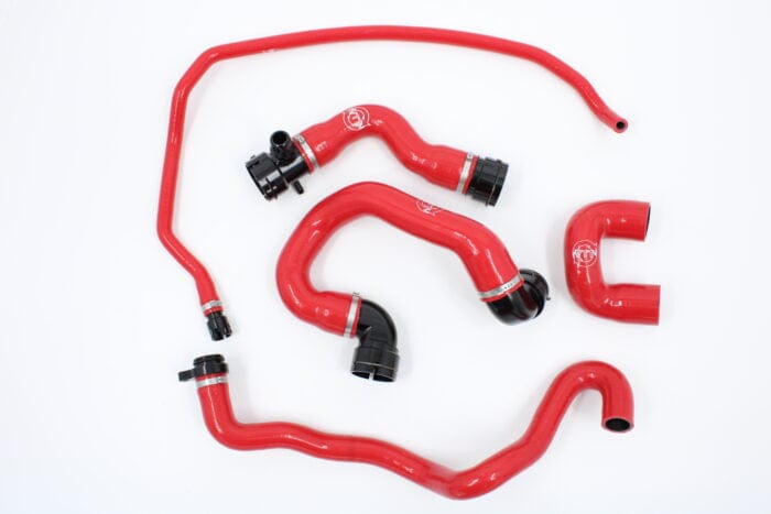 VTT BMW B58 Gen1 Silicone Coolant Hose Kit - 6-Ply Radiator/Expansion/Vent Lines with Black Billet Quick-Connects | F20 F21 F22 F23 F30 F31 F32 F33 F36 (F2x/F3x) | M140i M240i 340i 440i | Radiator Hose Set/Water Hose/Cooling Pipe Upgrade Replacement