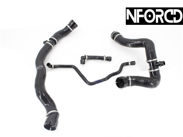 Vargas Turbo Technologies VTT BMW B58 Coolant Hose Kit for F2X/F3X (F20 F21 F22 F23 F30 F31 F32 F33 F36)  Billet 6061-T6 Ends & 6â€‘Ply Silicone  Upper/Lower/Expansion/Vent  M140i M240i 340i 440i Gen 1