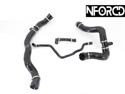 Vargas Turbo Technologies VTT BMW B58 Coolant Hose Kit for F2X/F3X (F20 F21 F22 F23 F30 F31 F32 F33 F36)  Billet 6061-T6 Ends & 6â€‘Ply Silicone  Upper/Lower/Expansion/Vent  M140i M240i 340i 440i Gen 1