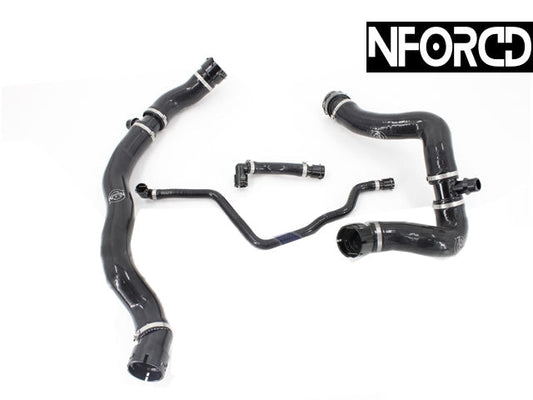 Vargas Turbo Technologies VTT BMW B58 Coolant Hose Kit for F2X/F3X (F20 F21 F22 F23 F30 F31 F32 F33 F36)  Billet 6061-T6 Ends & 6â€‘Ply Silicone  Upper/Lower/Expansion/Vent  M140i M240i 340i 440i Gen 1