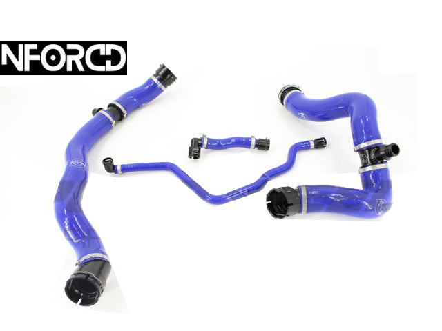 Vargas Turbo Technologies VTT BMW B58 Coolant Hose Kit for F2X/F3X (F20 F21 F22 F23 F30 F31 F32 F33 F36)  Billet 6061-T6 Ends & 6â€‘Ply Silicone  Upper/Lower/Expansion/Vent  M140i M240i 340i 440i Gen 1