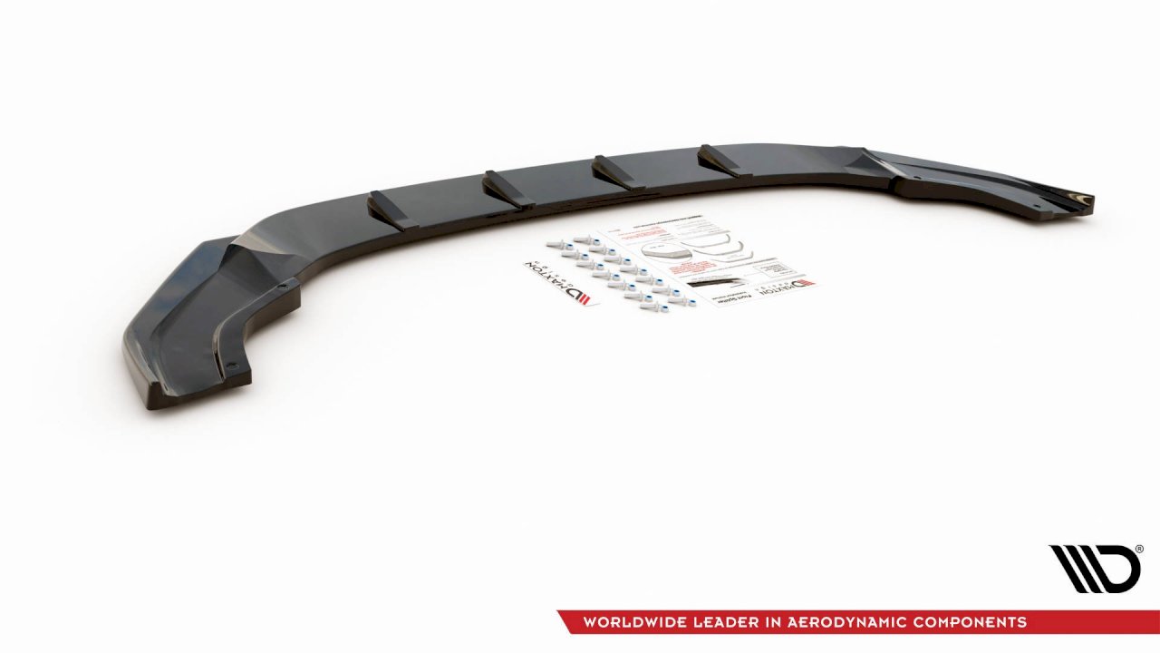 Maxton Design - FRONT SPLITTER V.9 VW GOLF 7 R / R-LINE FACELIFT