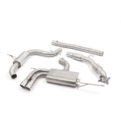 VW Golf GTI Mk5/MkV (Golf 5) 2.0 TFSI 1K 2004-2009 Cobra Sport Turbo-Back Exhaust System Kit - 3in/76mm Downpipe & Cat-Back - Resonated/Non-Res, Sports Cat/Decat - Edition 30 Compatible