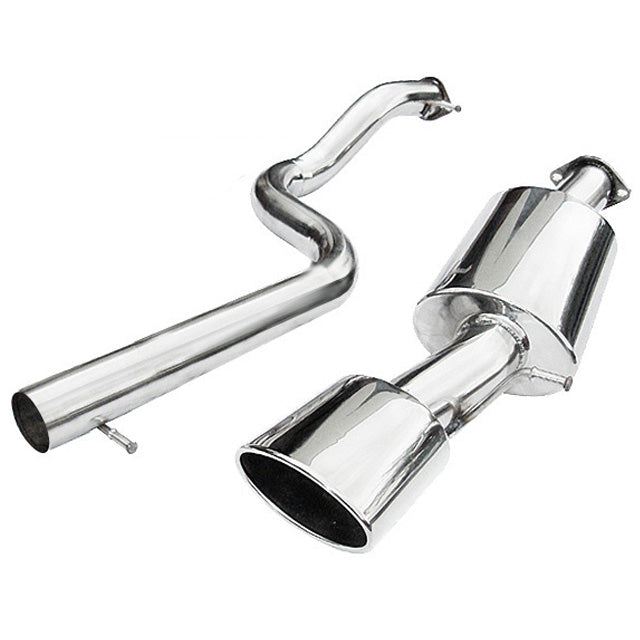 VW Golf GTI MK4 1.8T 20V (1J) 1998-2004 Cobra Sport Stainless Cat Back Exhaust System - 2.5in/63.5mm - Resonated or Non-Resonated - Golf IV/4 1.8 Turbo Sports Exhaust, Back Box & Centre Section Upgrade