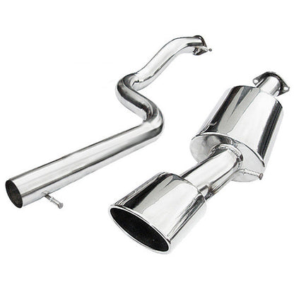VW Golf GTI MK4 1.8T 20V (1J) 1998-2004 Cobra Sport Stainless Cat Back Exhaust System - 2.5in/63.5mm - Resonated or Non-Resonated - Golf IV/4 1.8 Turbo Sports Exhaust, Back Box & Centre Section Upgrade