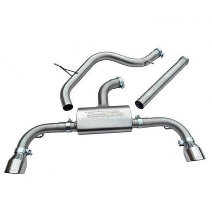 VW Golf 7 GTI Mk7 2.0 TSI EA888 (5G) 2012-2017 Cat Back / Catback / Cat-Back Sports Exhaust System - 3" T304 Stainless, Resonated or Non-Resonated - Performance Rear Section, Black or Polished Tips - Fits GTI, Performance Pack, Clubsport/S - UK Made