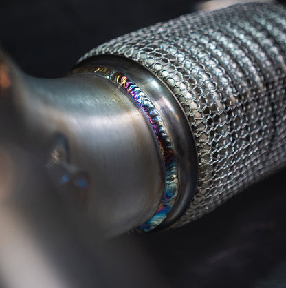 Cobra Sport Cupra Formentor 2.0 TSI EA888 Gen3 Turbo Downpipe OPF/GPF/PPF Delete - 200 Cell Sport Cat or Decat | High-Flow Catless/Catted Exhaust Upgrade MQB Evo Stage 2