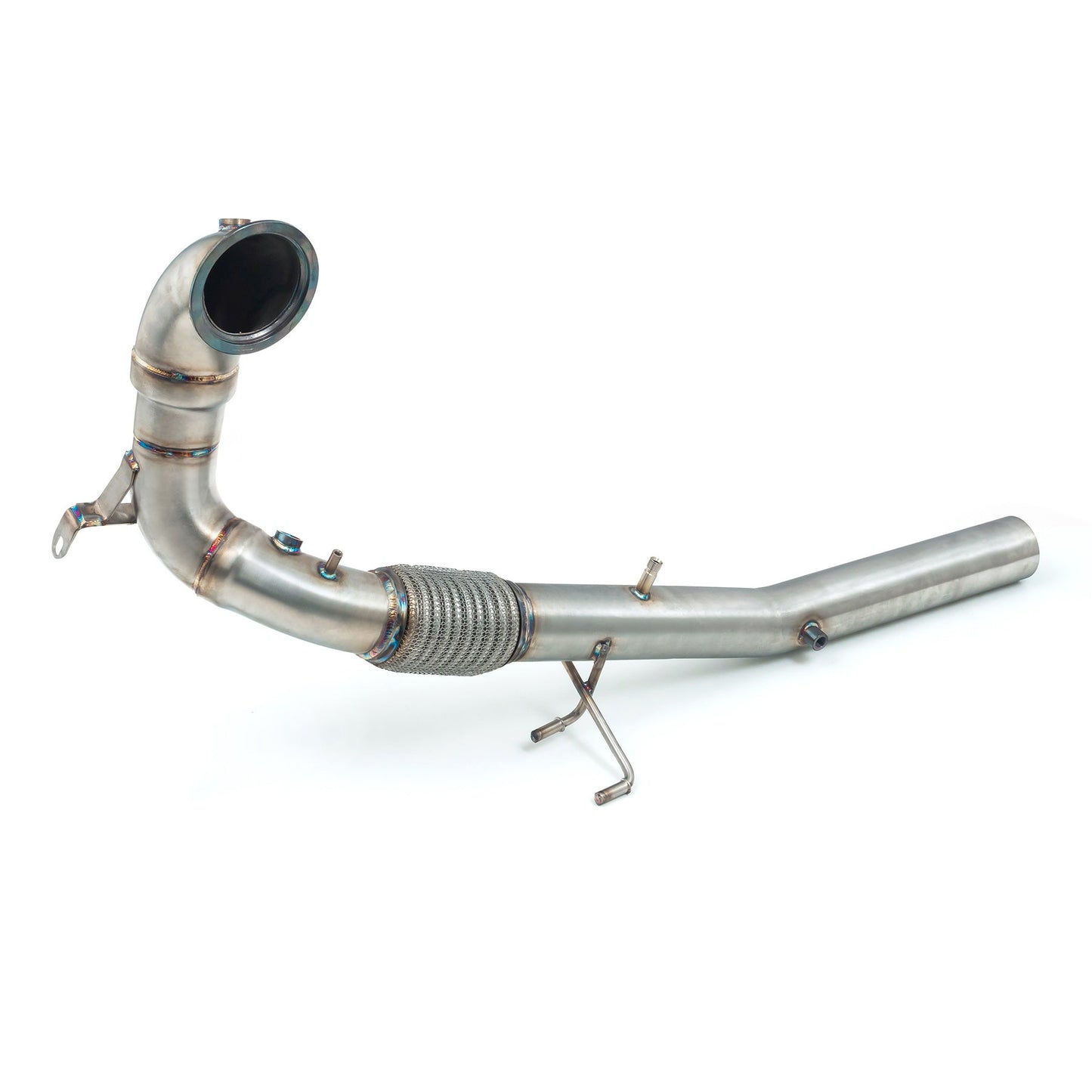 Audi SQ2 2.0 TFSI quattro (2019+) GPF/OPF Front Downpipe – Cobra Sport 200 Cell Sports Cat or Decat | High Flow Turbo Front Pipe | EA888 Gen 3 MQB | Stage 2 Exhaust Upgrade | Fits OE Cat-Back | GPF/OPF Delete