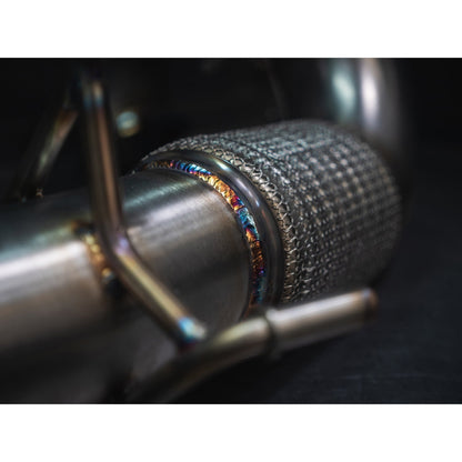 VW Polo GTI AW Mk6 2.0 TSI 2019+ Venom Turbo-Back Exhaust | 3" Stainless | GPF/OPF Delete | Downpipe w/ Sports Cat or Decat | Cat-Back/Straight Pipe Options | Resonated/Non-Resonated | Loud Performance System for EA888