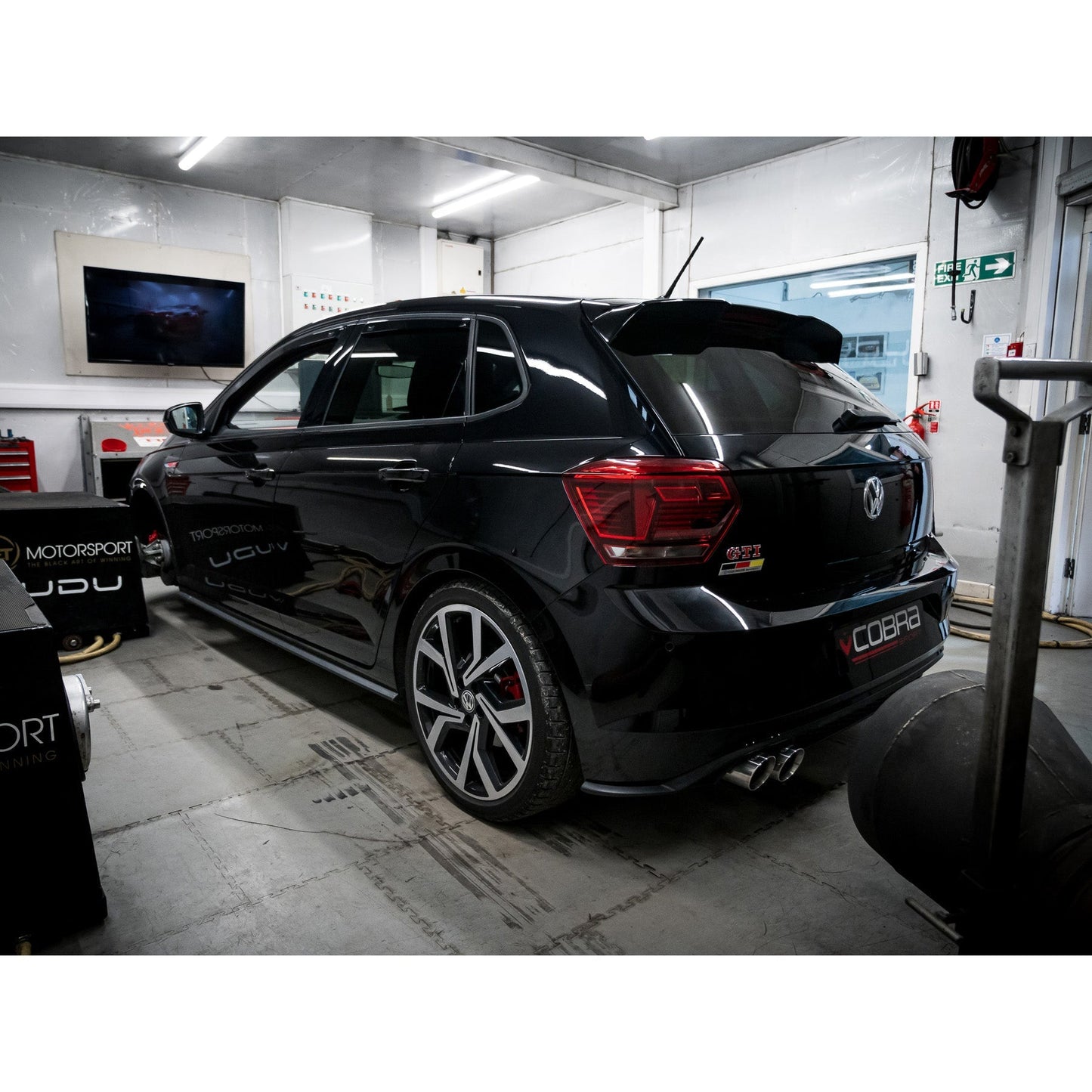 VW Polo GTI AW Mk6 2.0 TSI 2019+ Venom Turbo-Back Exhaust | 3" Stainless | GPF/OPF Delete | Downpipe w/ Sports Cat or Decat | Cat-Back/Straight Pipe Options | Resonated/Non-Resonated | Loud Performance System for EA888