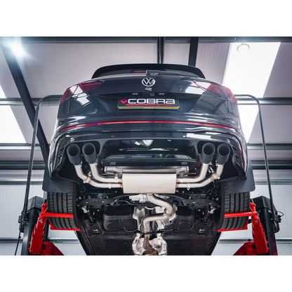 Volkswagen VW Tiguan R 2.0 TSI (2021+) Race OPF/GPF-Back Exhaust (Cat-Back Style) - Rear Section/Back Box Performance Upgrade, 3in (76.2mm) Pipework, Valved or Non-Valved, Loud Sports Sound