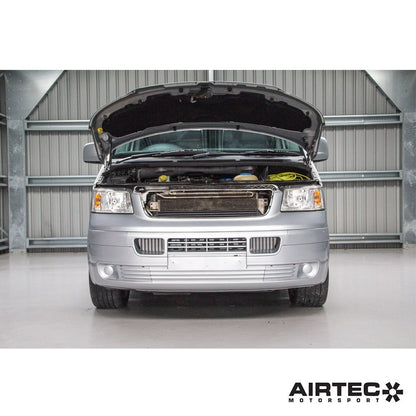 Airtec Motorsport Intercooler / Charge Air Cooler Upgrade Kit for VW Transporter T5 T5.1 T5.2 & T6 1.9/2.0/2.5 TDI - Front Mount FMIC, Pro-Series Black, Bar & Plate, Direct Bolt-On OEM Fit, No Cutting - Stage 1/2 Remap Ready