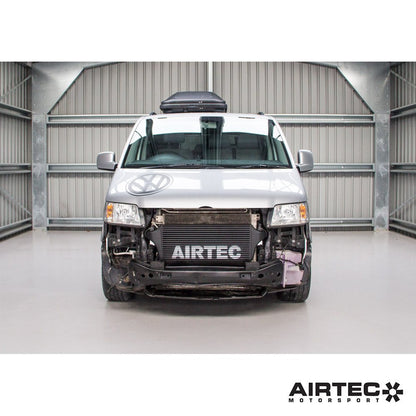 Airtec Motorsport Intercooler / Charge Air Cooler Upgrade Kit for VW Transporter T5 T5.1 T5.2 & T6 1.9/2.0/2.5 TDI - Front Mount FMIC, Pro-Series Black, Bar & Plate, Direct Bolt-On OEM Fit, No Cutting - Stage 1/2 Remap Ready