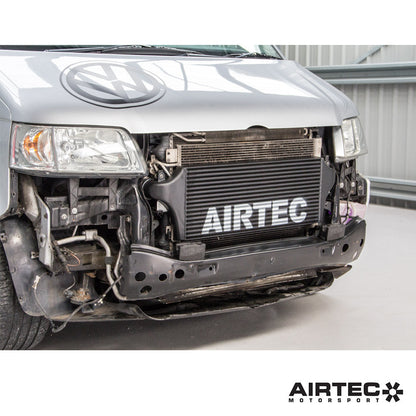 Airtec Motorsport Intercooler / Charge Air Cooler Upgrade Kit for VW Transporter T5 T5.1 T5.2 & T6 1.9/2.0/2.5 TDI - Front Mount FMIC, Pro-Series Black, Bar & Plate, Direct Bolt-On OEM Fit, No Cutting - Stage 1/2 Remap Ready