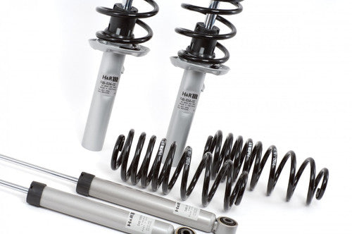 H&R Sport Cup Kit Suspension for BMW 3 Series E46 Saloon/Sedan & Cabriolet 2WD (03/98>) - 55/35mm Lowering Springs & Dampers - Fits 316330 Petrol & 4/6-Cyl Diesel - Excludes 330d & xi/xDrive - Typ 346L/346R