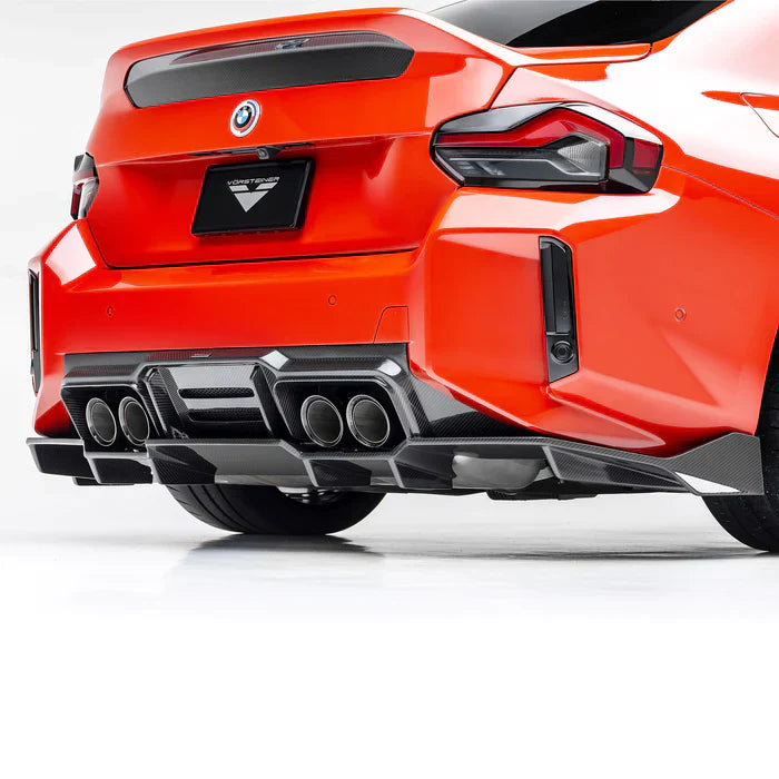 Vorsteiner VRS Rear Diffuser & Undertray for BMW M2 G87 (2023+) - Carbon Fibre Gloss | Rear Valance/Underfloor Panel, Rear Splitter, Underbody Cover, Carbon Fiber High Gloss, Performance Aero Kit, Rear Bumper Insert