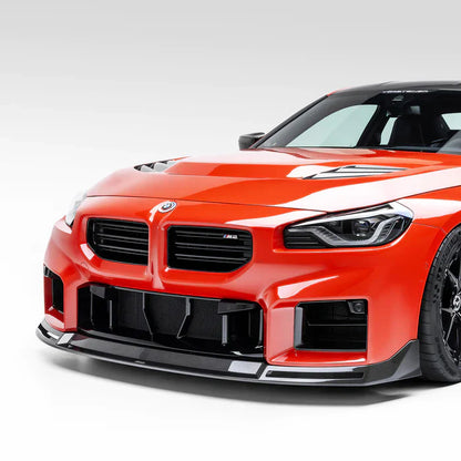 Vorsteiner VRS Front Splitter / Front Lip Spoiler for BMW M2 G87 (2022+) – Gloss Pre-Preg Dry Carbon Fibre (Carbon Fiber) Bumper Lip Aero Kit Upgrade | OEM+ Fitment UK