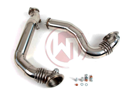 Wagner Tuning BMW N54 70mm Catless/Decat Downpipes SS304  E82/E88 135i, E82 1M, E90/E91/E92/E93 335i 335xi 335is  Direct Fit with Flex Section  PN 500001002