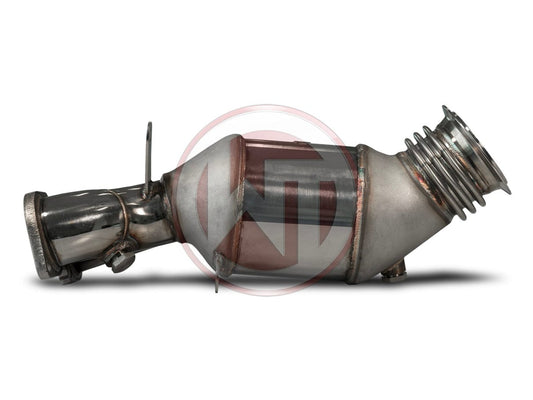 Wagner Tuning BMW N55 Catted Downpipe  200 Cell Sports Cat, SS304, EU6 Coated  135i 335i 335xi E82 E88 E90 E91 E92 E93  Direct Fit Performance Upgrade (500001005)