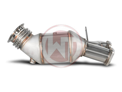 Wagner Tuning BMW N55 Catless/Decat Downpipe for 135i & 335i (E82 E88 E90 E91 E92 E93 incl. 335xi xDrive) SS304 Stainless Direct-Fit OEM Replacement | Part 500001015