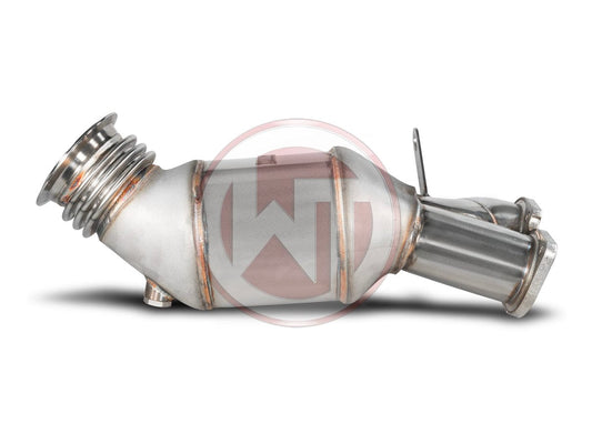 Wagner Tuning BMW N55 Catless/Decat Downpipe for 135i & 335i (E82 E88 E90 E91 E92 E93 incl. 335xi xDrive) SS304 Stainless Direct-Fit OEM Replacement | Part 500001015