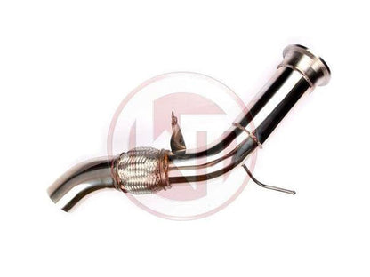 Wagner Tuning BMW 335d Diesel Catless Downpipe SS304 Stainless Steel  E90 E91 E92 E93 | Fits 535d E60/E61, 635d E63/E64, X3 E83 3.0sd, X5 E70 3.0sd, X6 E71 35dX | Decat Performance Upgrade | PN 500001009