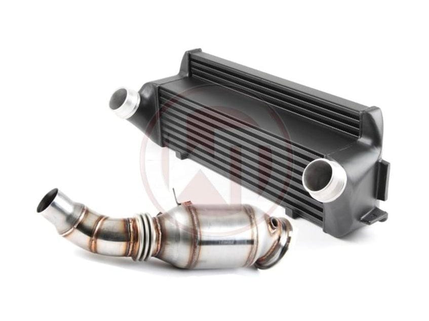 Wagner Tuning BMW F-Series N20 EVO2 Competition Intercooler & Decat/Catless Downpipe Package - F20 F21 F22 F23 F30 F31 F34 F32 F33 (125i 220i 228i 320i 328i 420i 428i) Stage 1 & 2 FMIC Kit
