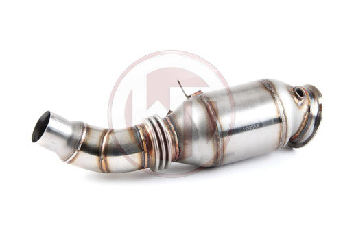 Wagner Tuning BMW N20/N20B20 2.0T Hi-Flow Catted Downpipe (200 Cell) Turbo Front Pipe - F20 F21 F22 F30 F31 F34 F32 F33 - 125i 220i 320i 328i 428i xDrive - SS304 Sport Cat Exhaust Upgrade Stage 2 OE 18327645666