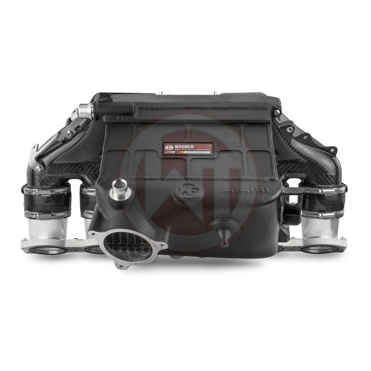 Wagner Tuning S58 Hybrid Carbon Intake Plenum/Manifold with Integrated Water-to-Air Charge Air Cooler (Chargecooler)/Intercooler - BMW M3 G80, M4 G82, X4M F98 2021+ PFI-Ready Plug & Play - 200001187