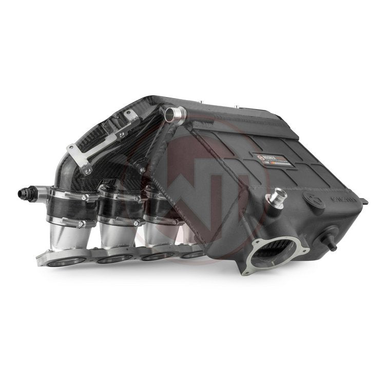 Wagner Tuning S58 Hybrid Carbon Intake Plenum/Manifold with Integrated Water-to-Air Charge Air Cooler (Chargecooler)/Intercooler - BMW M3 G80, M4 G82, X4M F98 2021+ PFI-Ready Plug & Play - 200001187