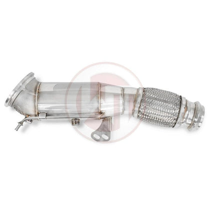 Wagner Tuning BMW B58/B58C OPF Catless Downpipe - BMW G20 M340i, G30 540i, G29 Z4 M40i, G32 640i, G14/G15/G16 840i | Toyota GR Supra A90 | 3.5" SS304, Direct Fit, Adapter Included | Replaces 18329897313 | PN 500001037.CATLESS
